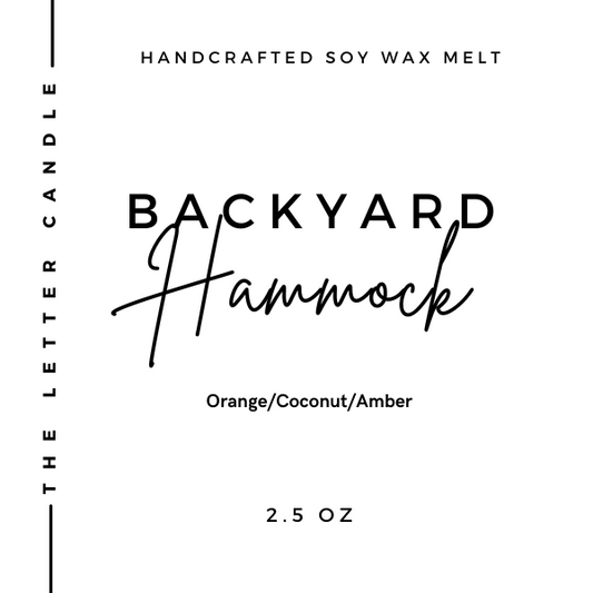 Backyard Hammock - Soy Wax Melt 2.5 oz