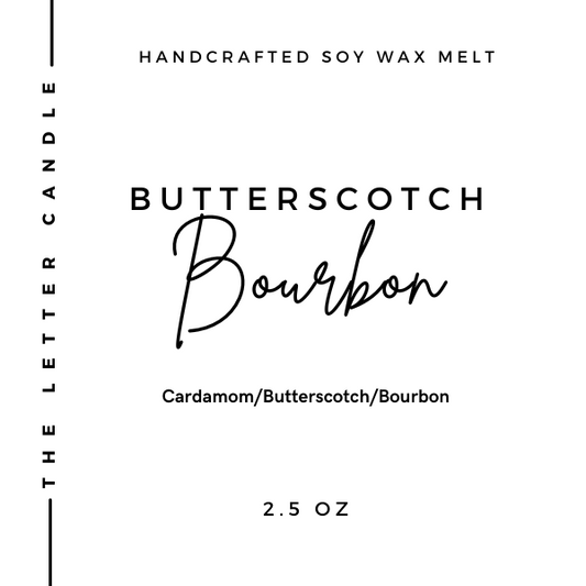 Butterscotch and Bourbon - Soy Wax Melt 2.5 oz