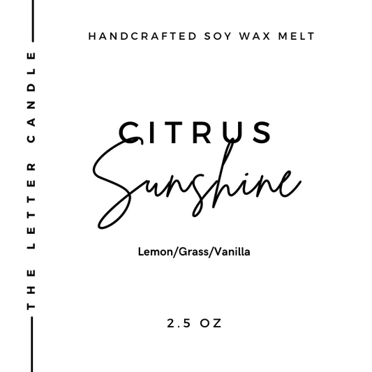 Citrus Sunshine - Soy Wax Melt 2.5 oz