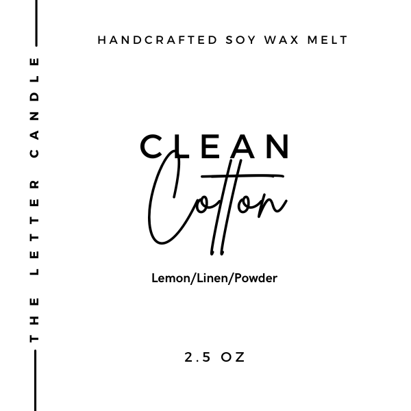 Clean Cotton - Soy Wax Melt 2.5 oz