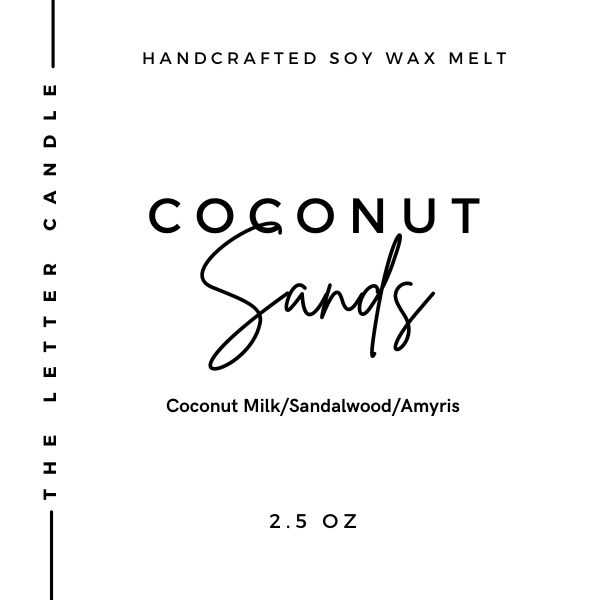 Coconut Sands - Soy Wax Melt 2.5 oz