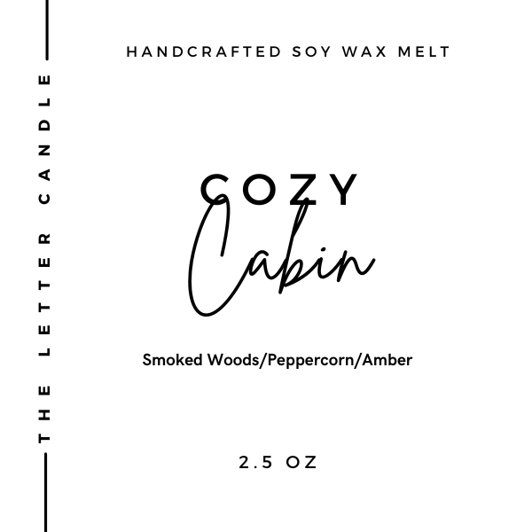 Cozy Cabin - Soy Wax Melt 2.5 oz