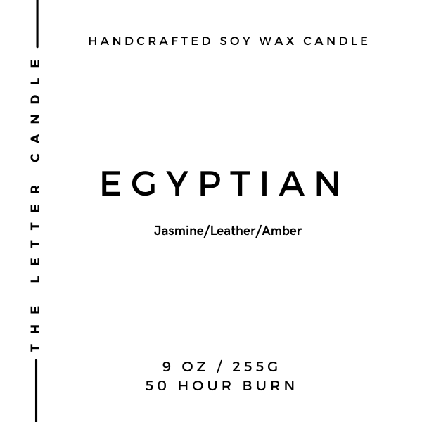 Egyptian - Soy Wax Candle