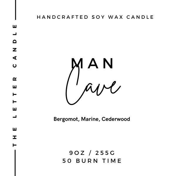 Man Cave - Soy Wax Candle