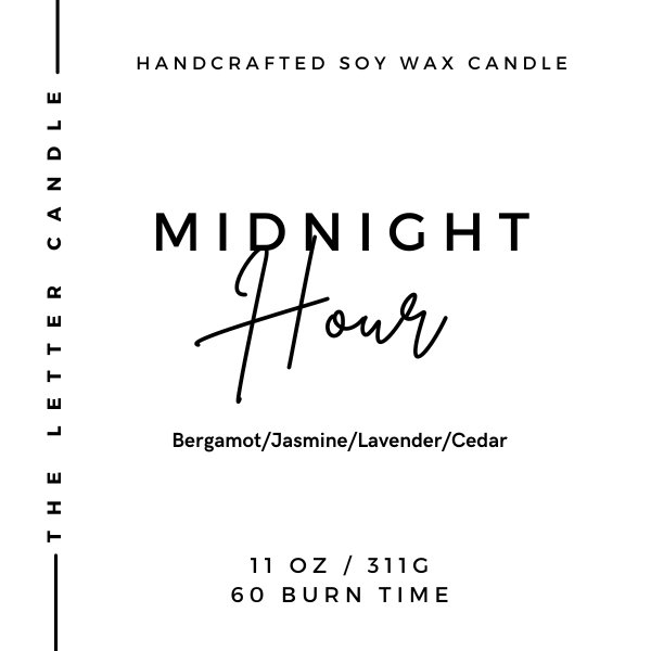 Midnight Hour - Soy Wax Candle