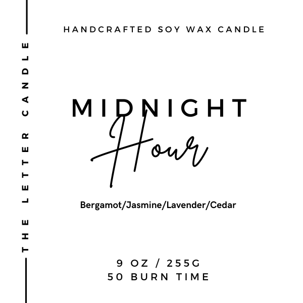 Midnight Hour - Soy Wax Candle