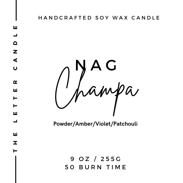 Nag Champa - Soy Wax Candle