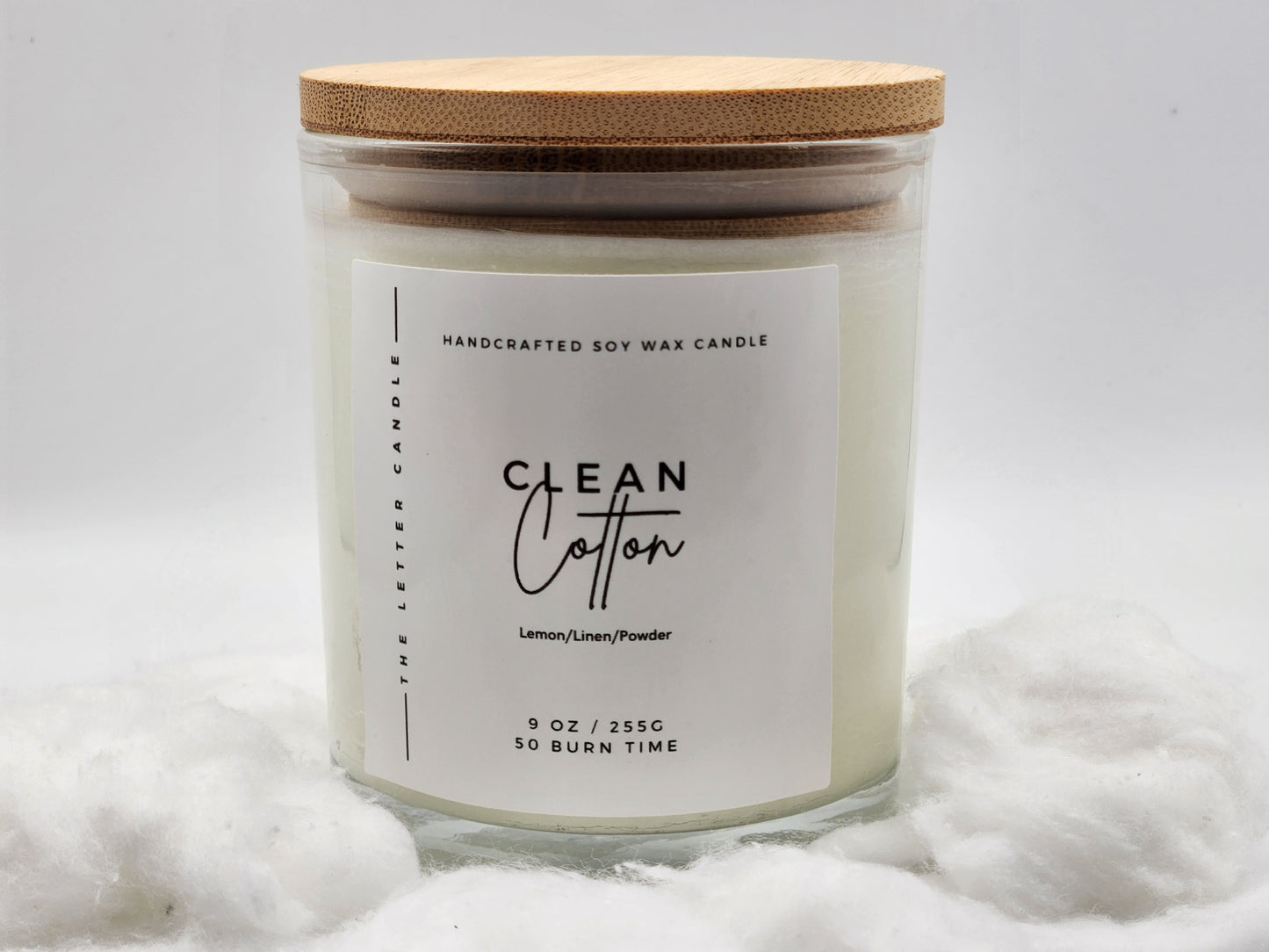 Clean Cotton - Soy Wax Candle