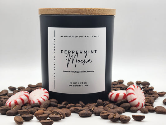 Peppermint Mocha - Soy Wax Candle