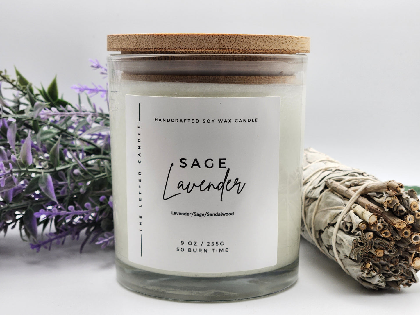 Sage Lavender - Soy Wax Candle